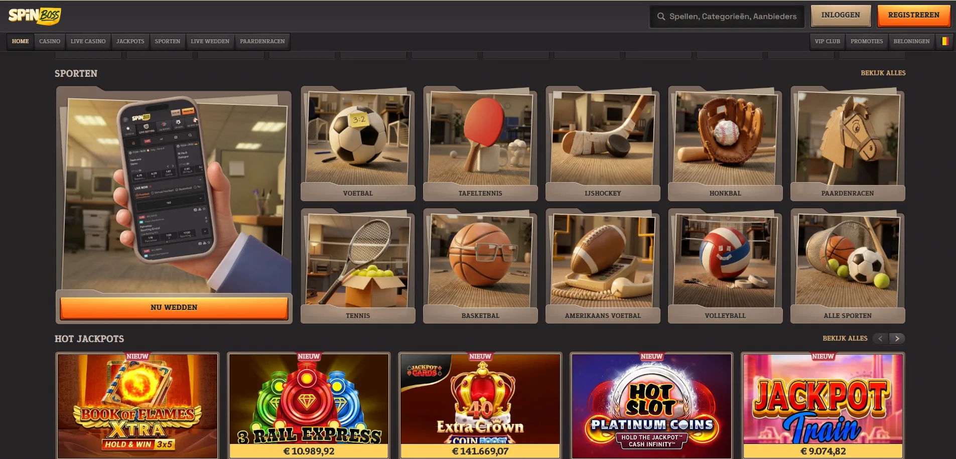 SpinBoss Casino Spellen